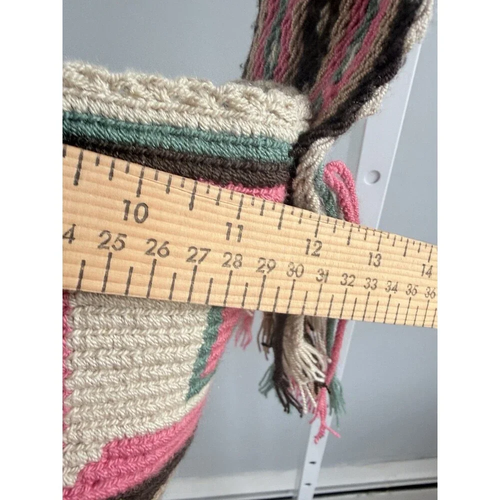 WAYUU Colombian Handmade Mochila Crossbody Bag One of a Kind Boho